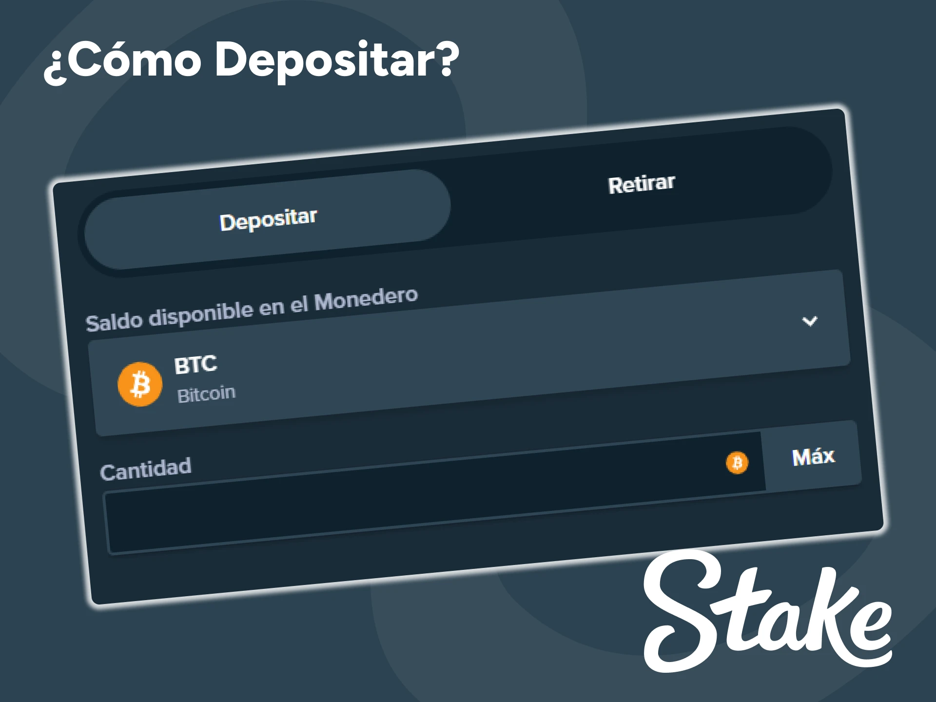 Descubre cómo puedes realizar un depósito en tu cuenta de Stake.