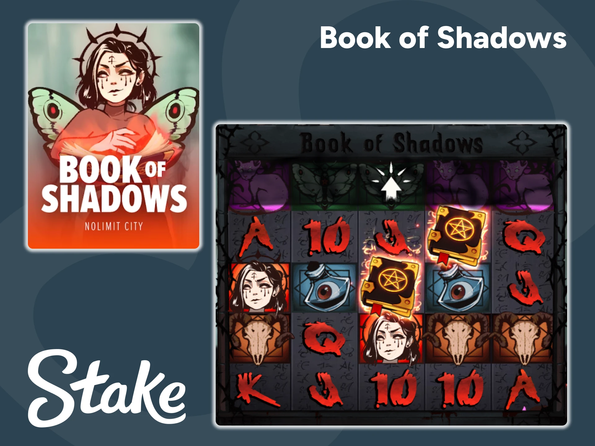 Descubre las ventajas de Book of Shadows presentadas en Stake.